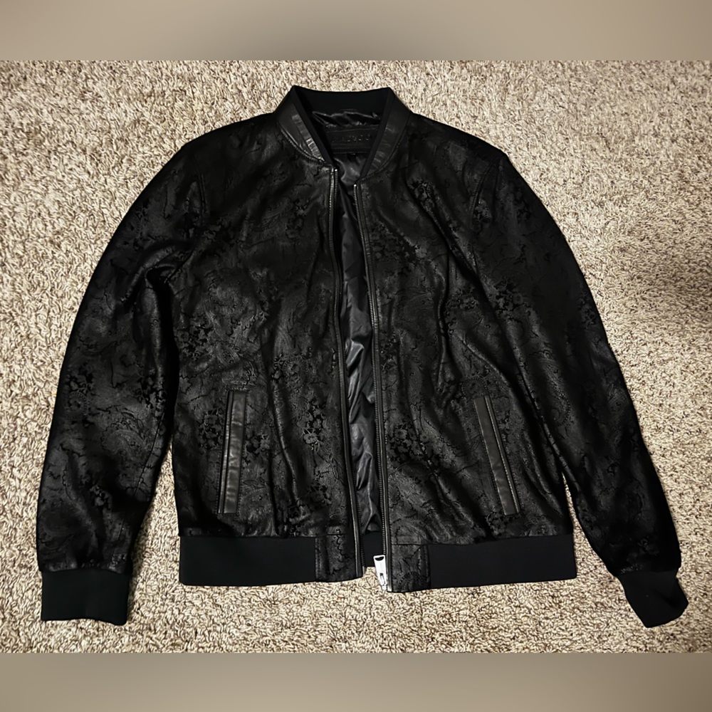 Black Patterned Maczoo Jacket - image 1